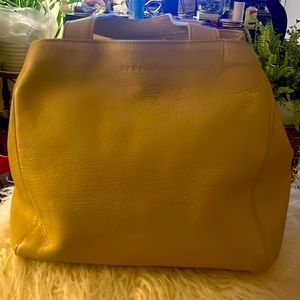 All Leather System Pebbled Handbag!